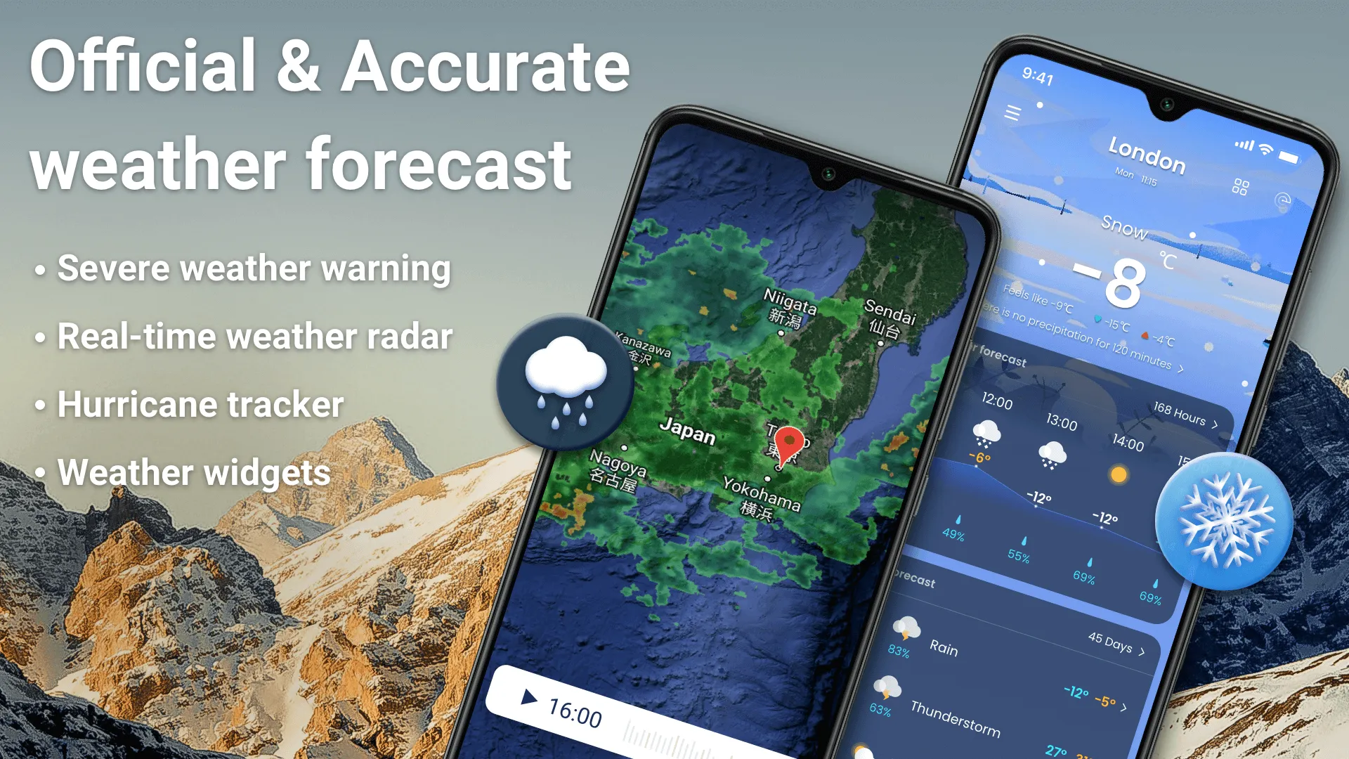 Weather: Live radar & widgets | Indus Appstore | Screenshot