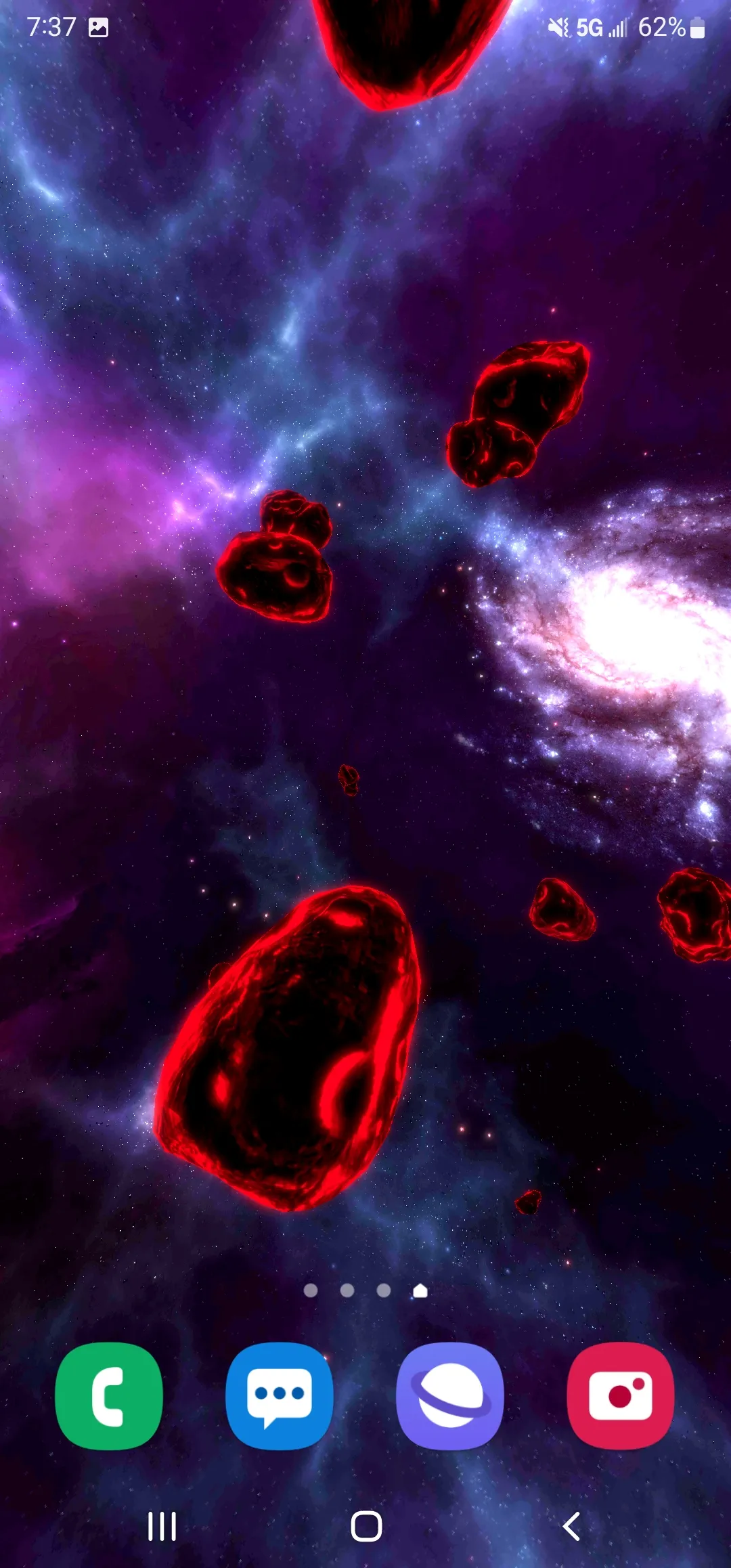 Gyro Space Particles Wallpaper | Indus Appstore | Screenshot