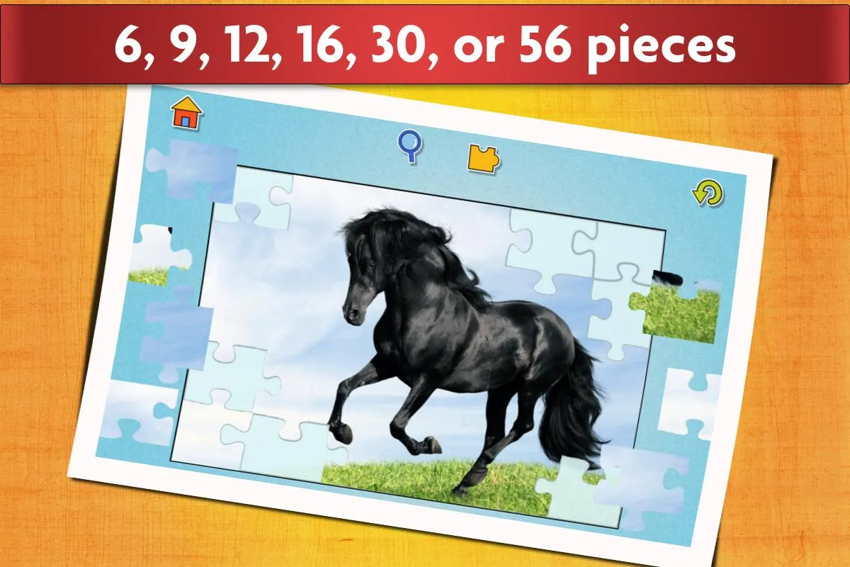 Horse Jigsaw Puzzles Game Kids | Indus Appstore | Screenshot