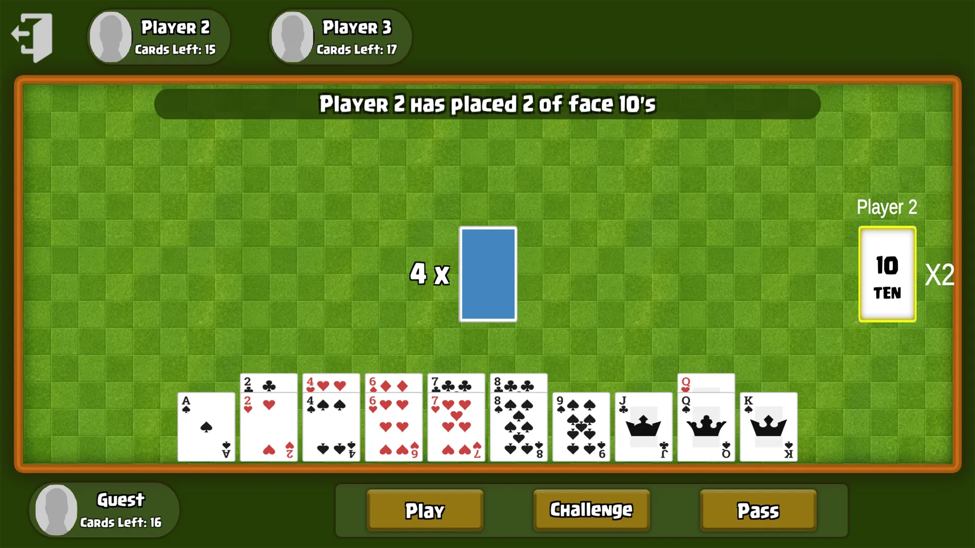 Challenge Card Game - Bluff | Indus Appstore | Screenshot