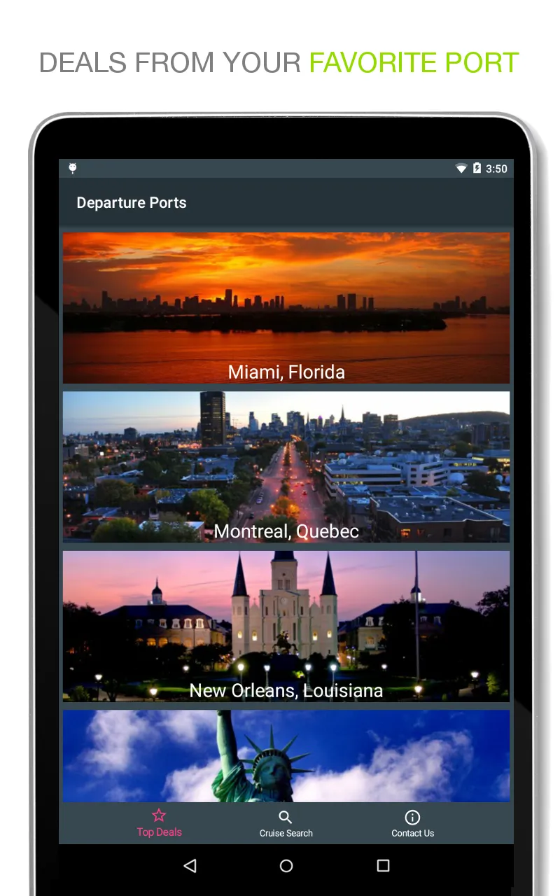 Cruise Deals | Indus Appstore | Screenshot