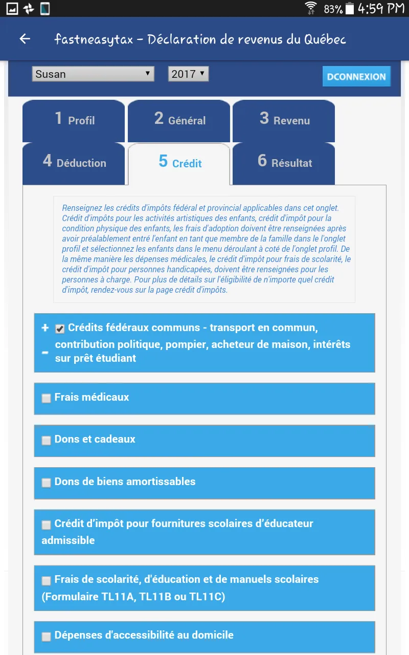 Déclaration d'impôt du Québec | Indus Appstore | Screenshot