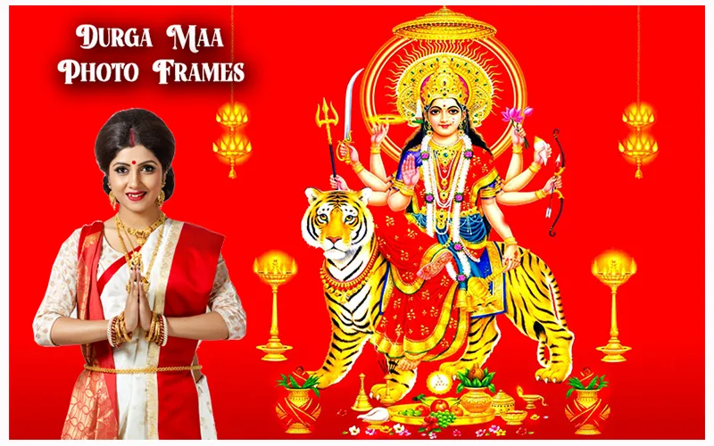 Durga Maa Photo Frames | Indus Appstore | Screenshot