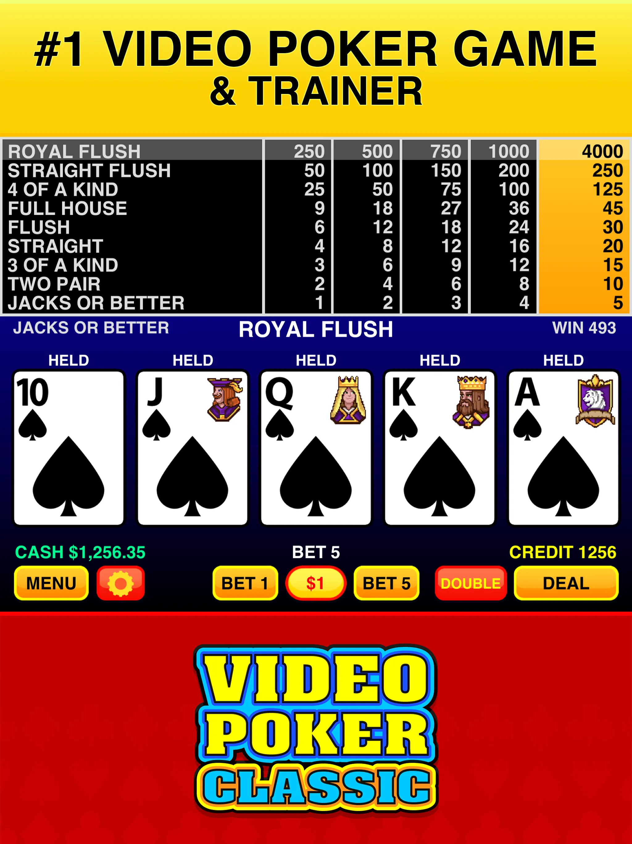 Video Poker Classic ® | Indus Appstore | Screenshot