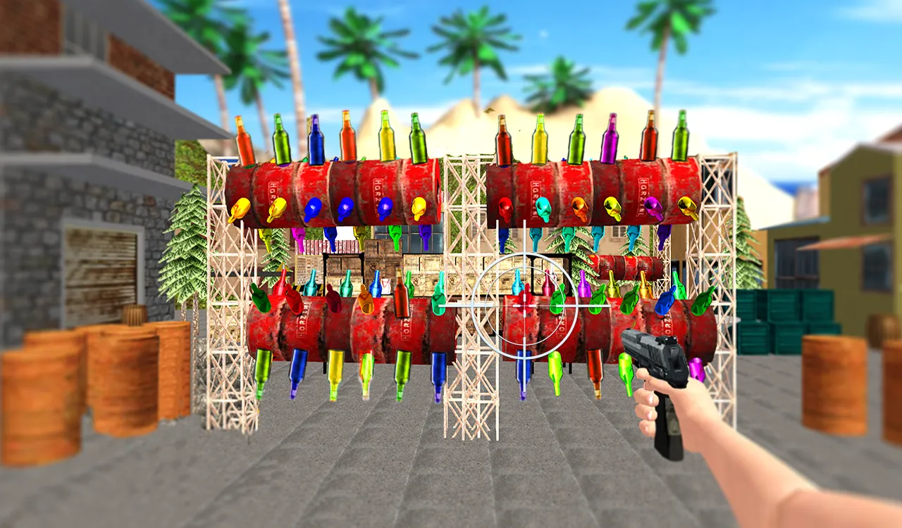 FPS Gun: Bottle Shooting Game | Indus Appstore | Screenshot