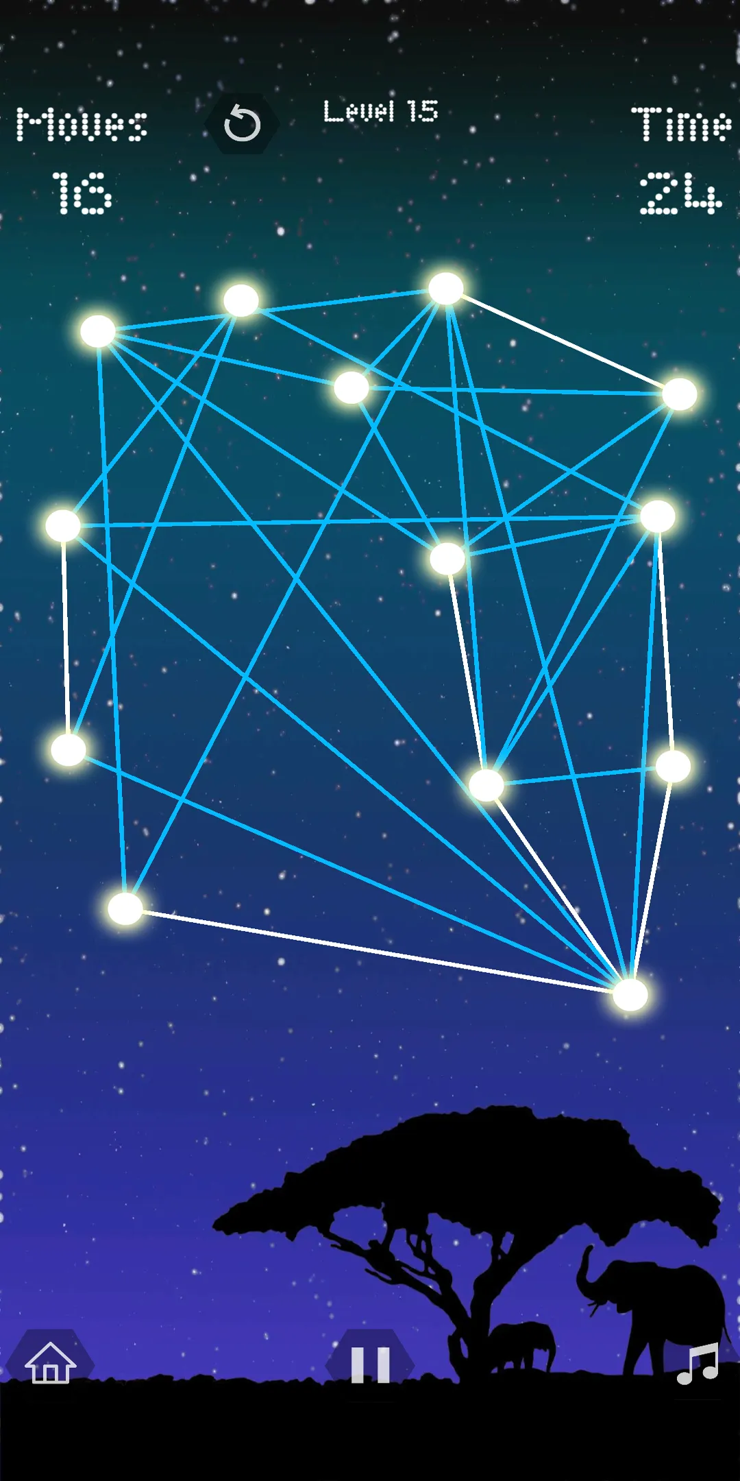 Stars Untangler | Indus Appstore | Screenshot