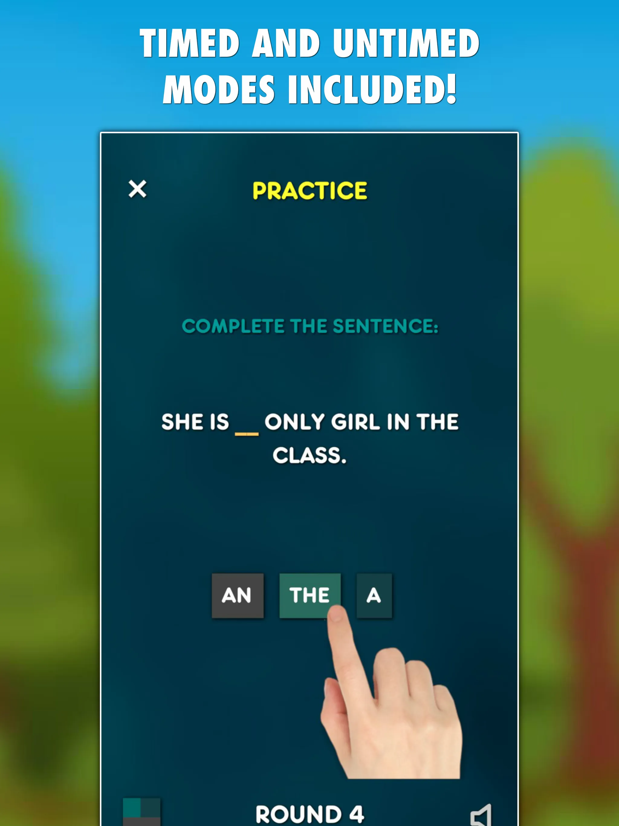 Articles Grammar Test | Indus Appstore | Screenshot