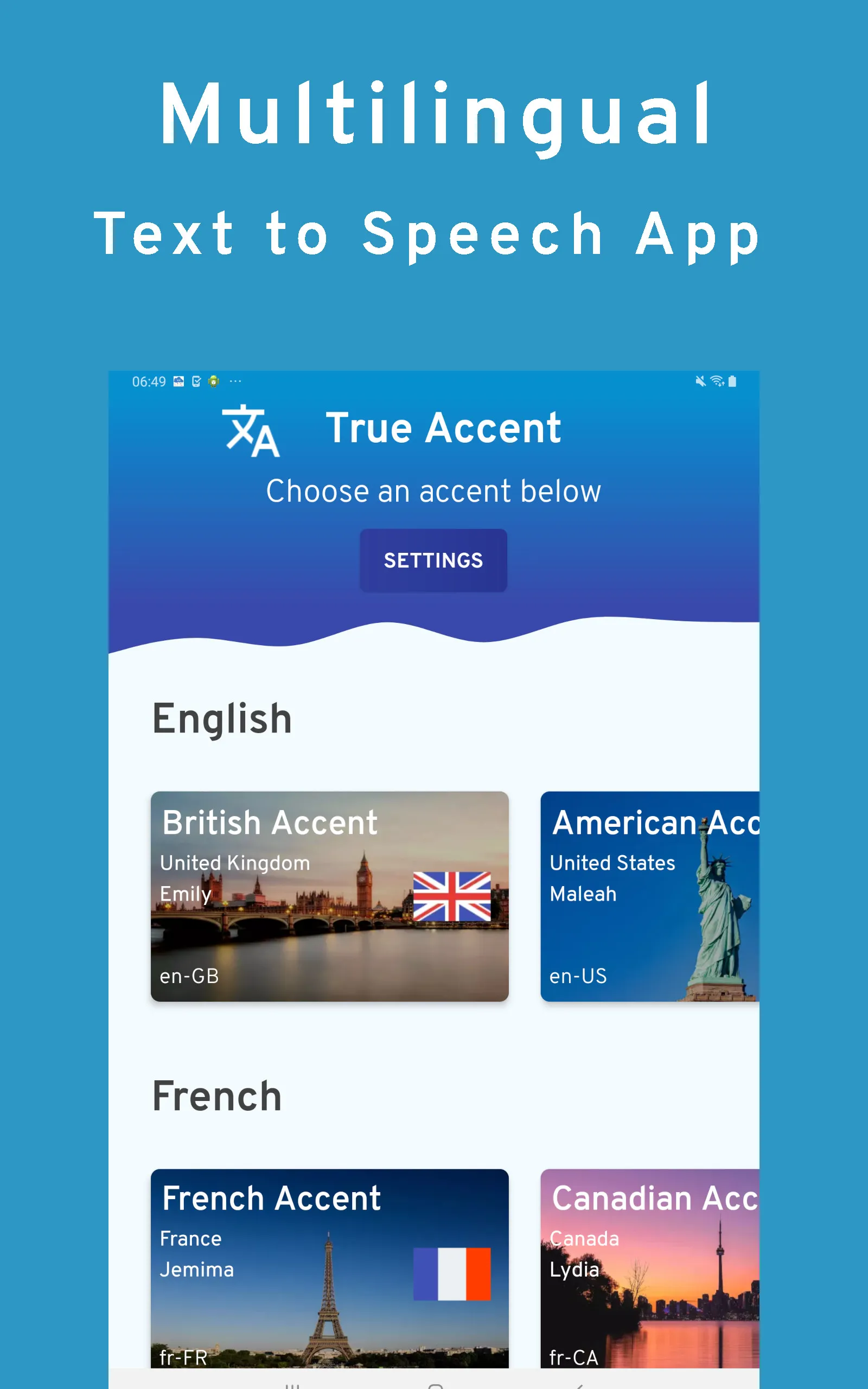 True Accent AI : Realistic TTS | Indus Appstore | Screenshot