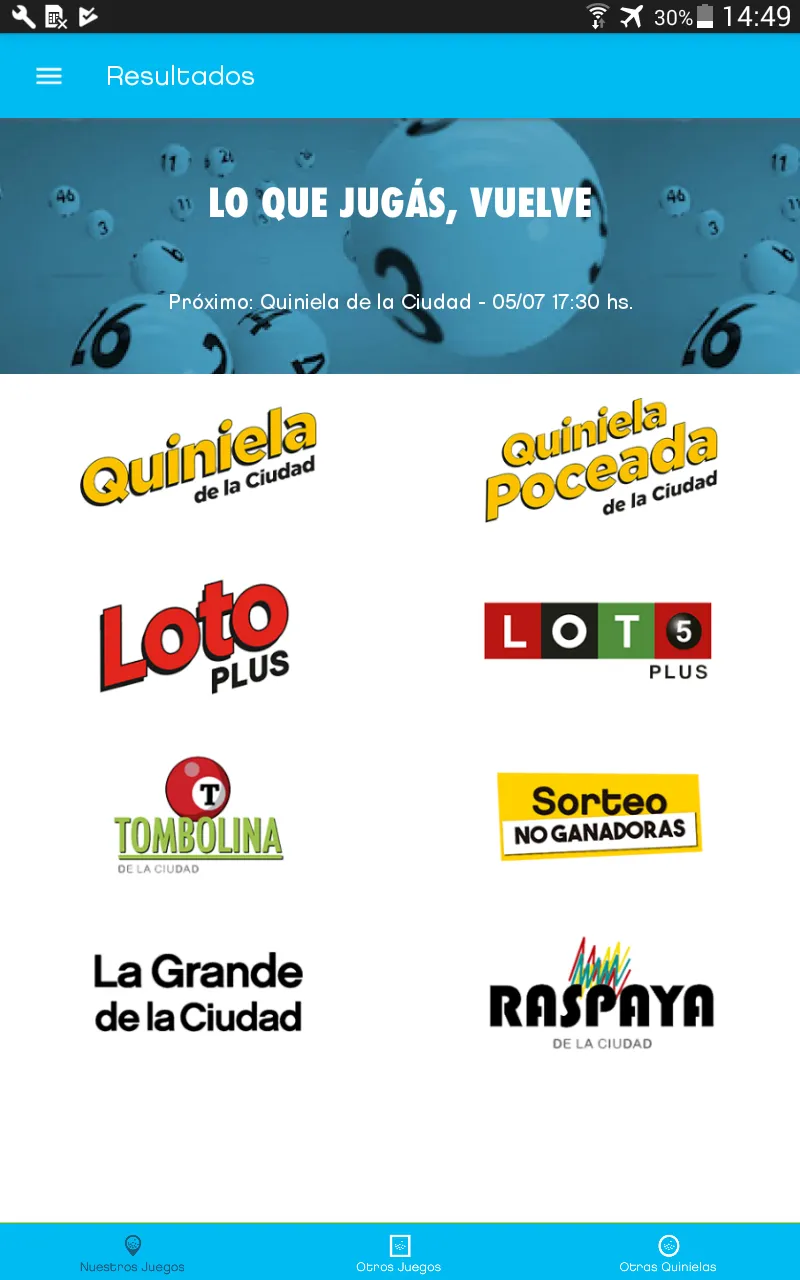 Lotería de la Ciudad | Indus Appstore | Screenshot