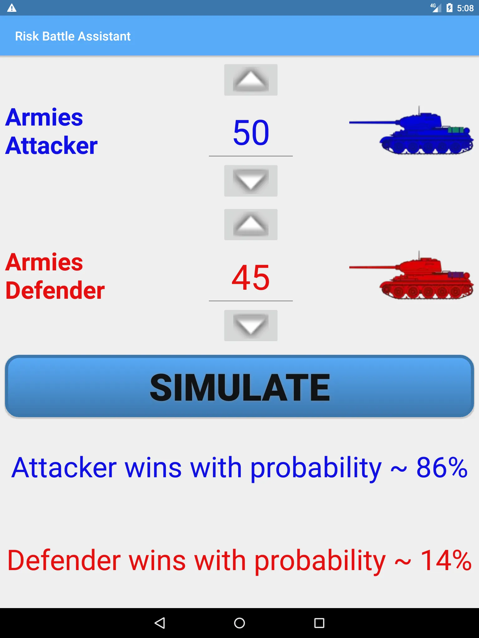 Risk Battle Assistant | Indus Appstore | Screenshot