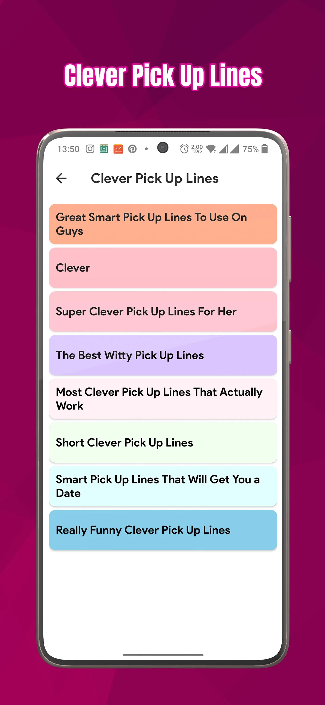 Pickup Lines - Flirt Messages | Indus Appstore | Screenshot