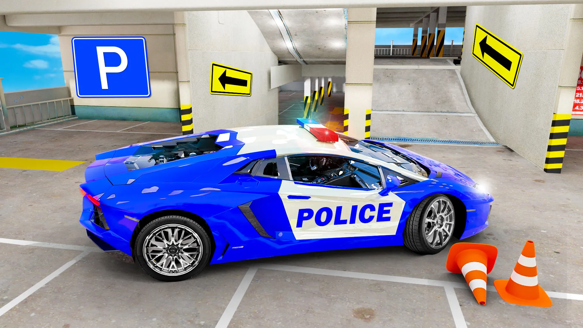 Multi Level Police Car Parking | Indus Appstore | Screenshot