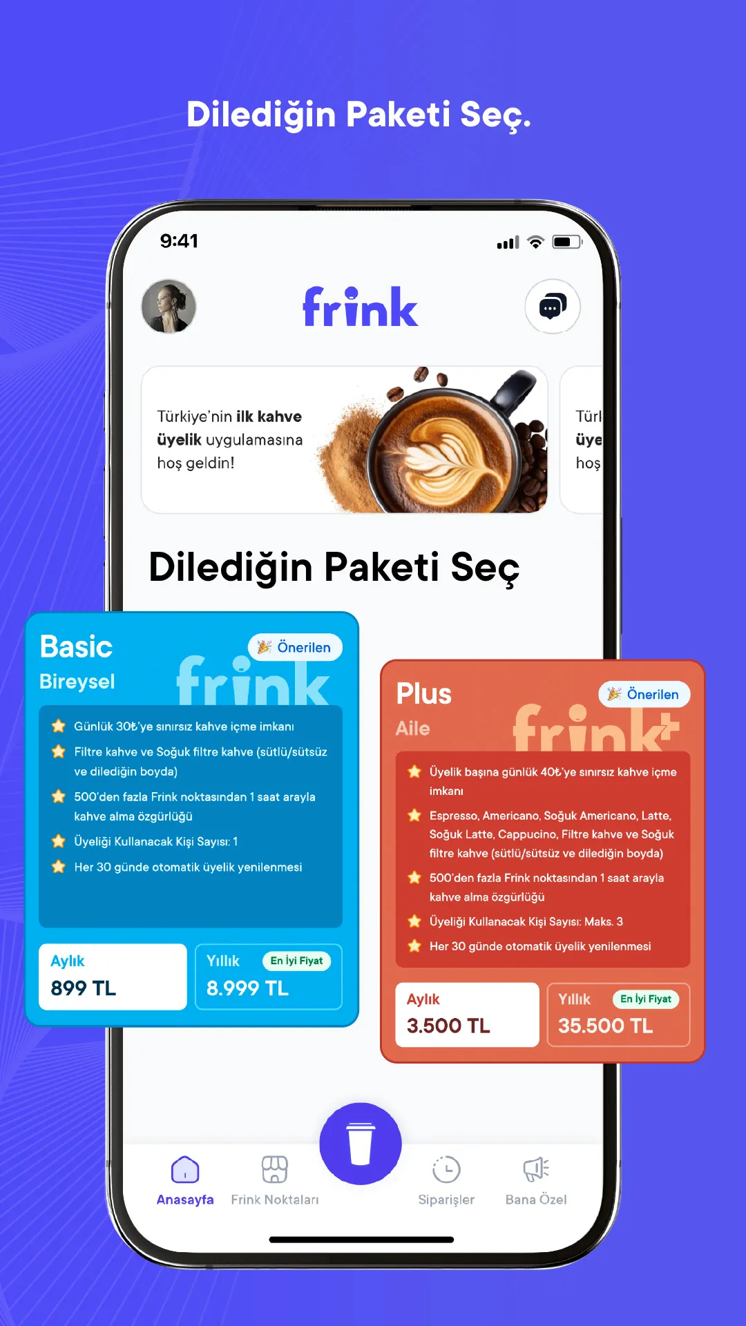Frink - Kahve Üyeliği | Indus Appstore | Screenshot