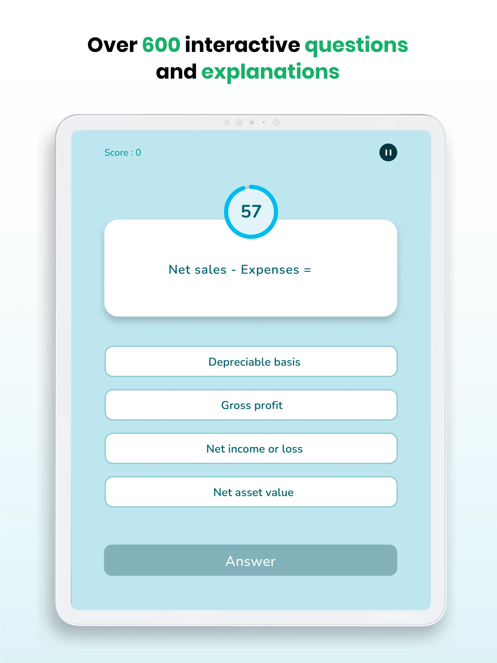 Accounting Quiz Game | Indus Appstore | Screenshot