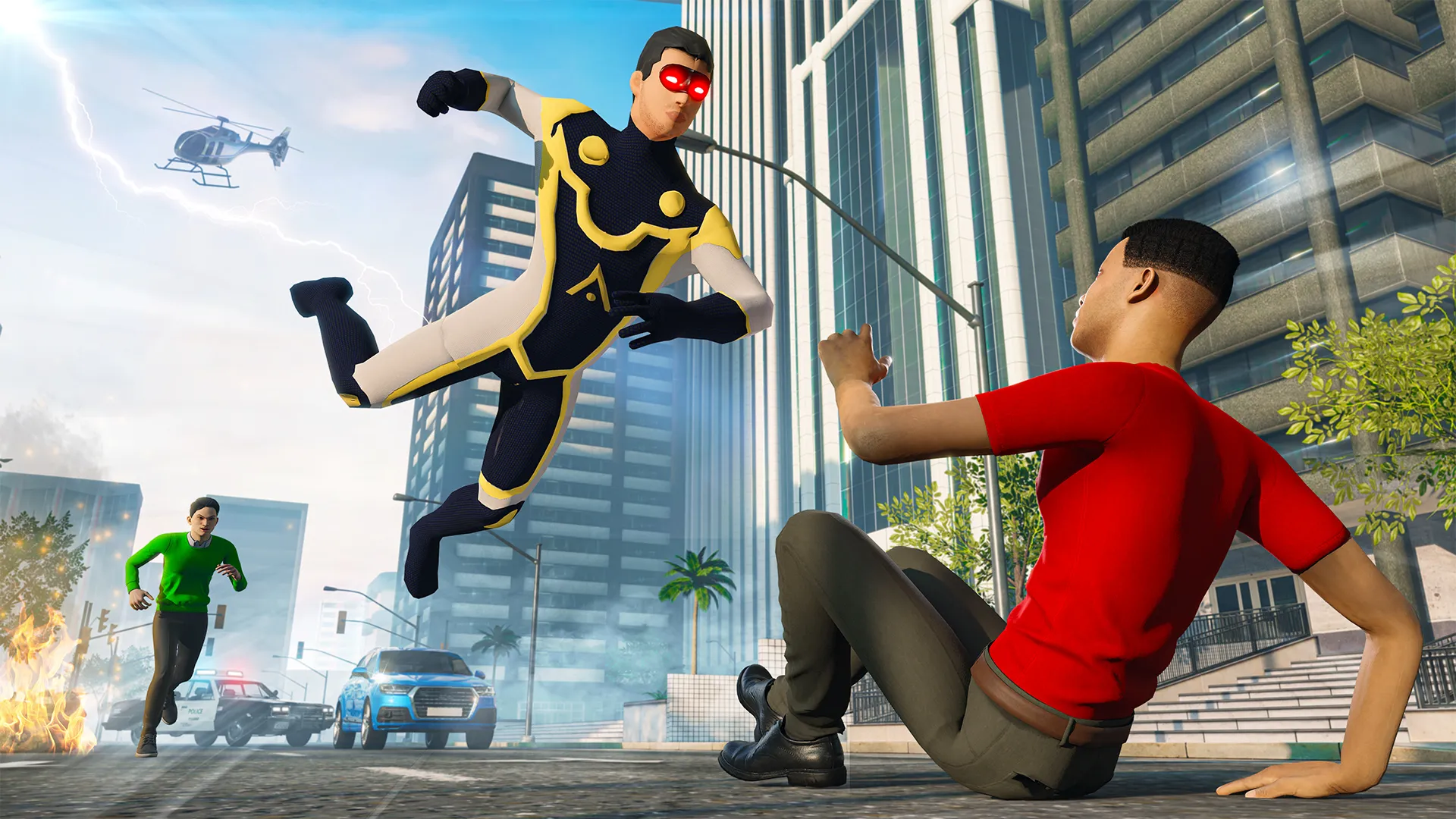 Miami Rope Hero:: Spider Games | Indus Appstore | Screenshot