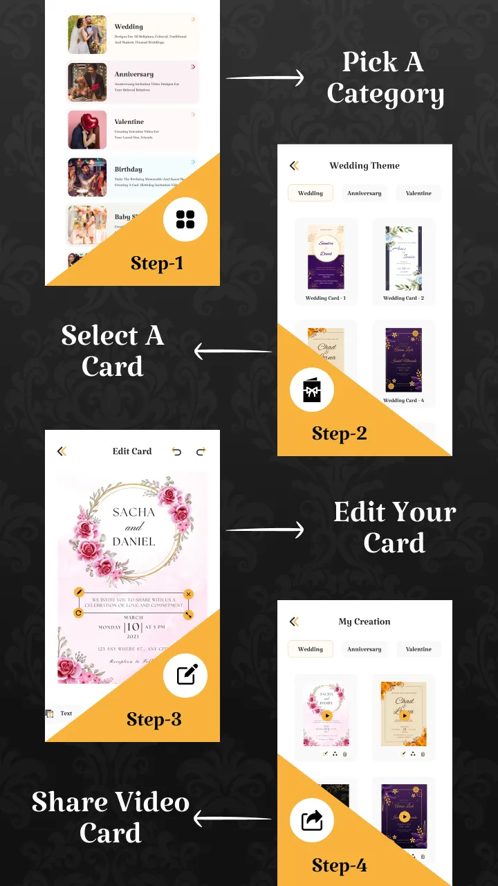 Video Invitation Card Maker | Indus Appstore | Screenshot