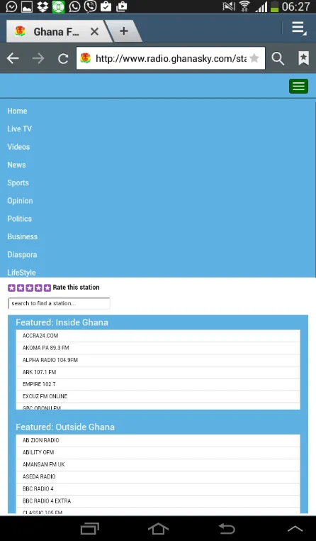 ALL GHANA RADIO TV STATIONS | Indus Appstore | Screenshot