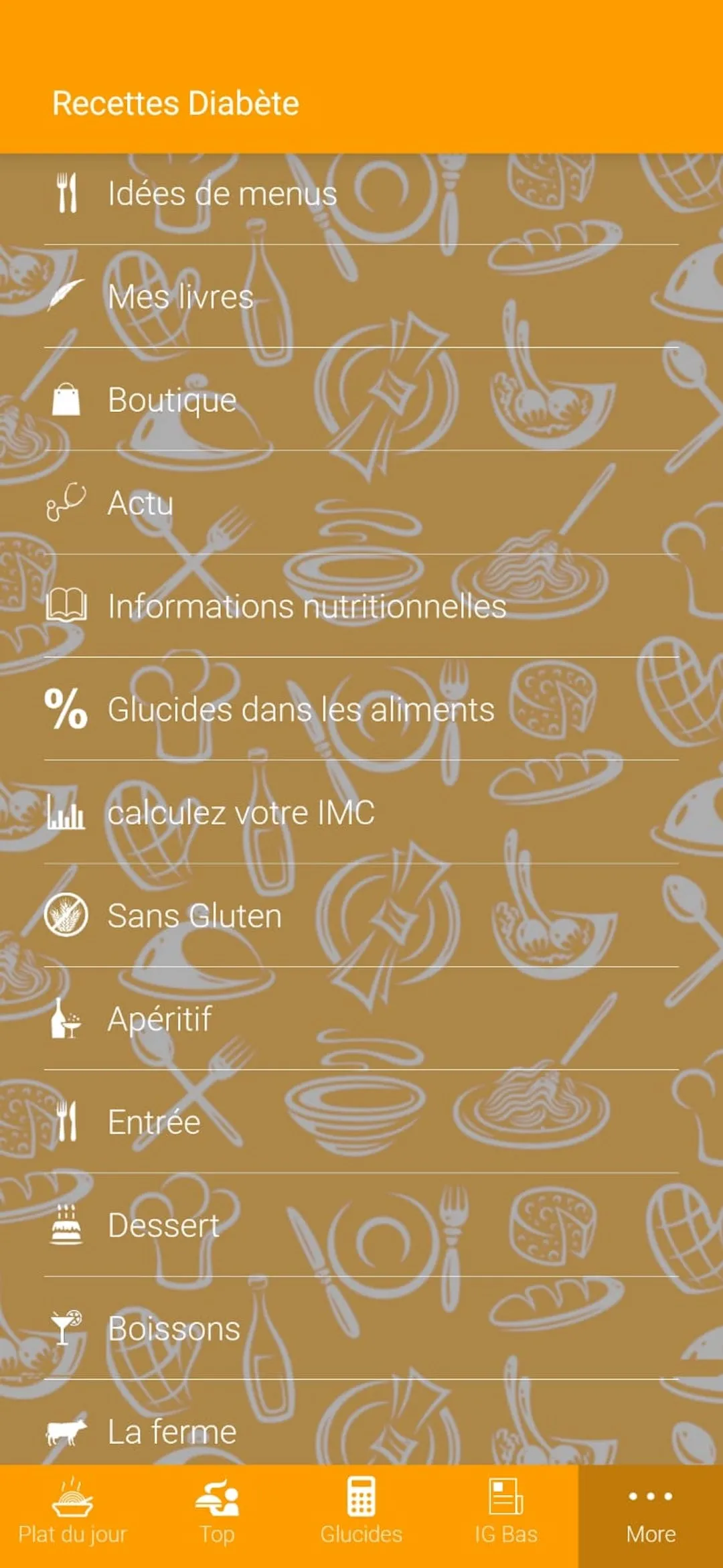 Recettes pour diabétiques | Indus Appstore | Screenshot