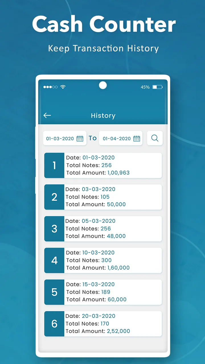 Cash Counter - Calculator | Indus Appstore | Screenshot