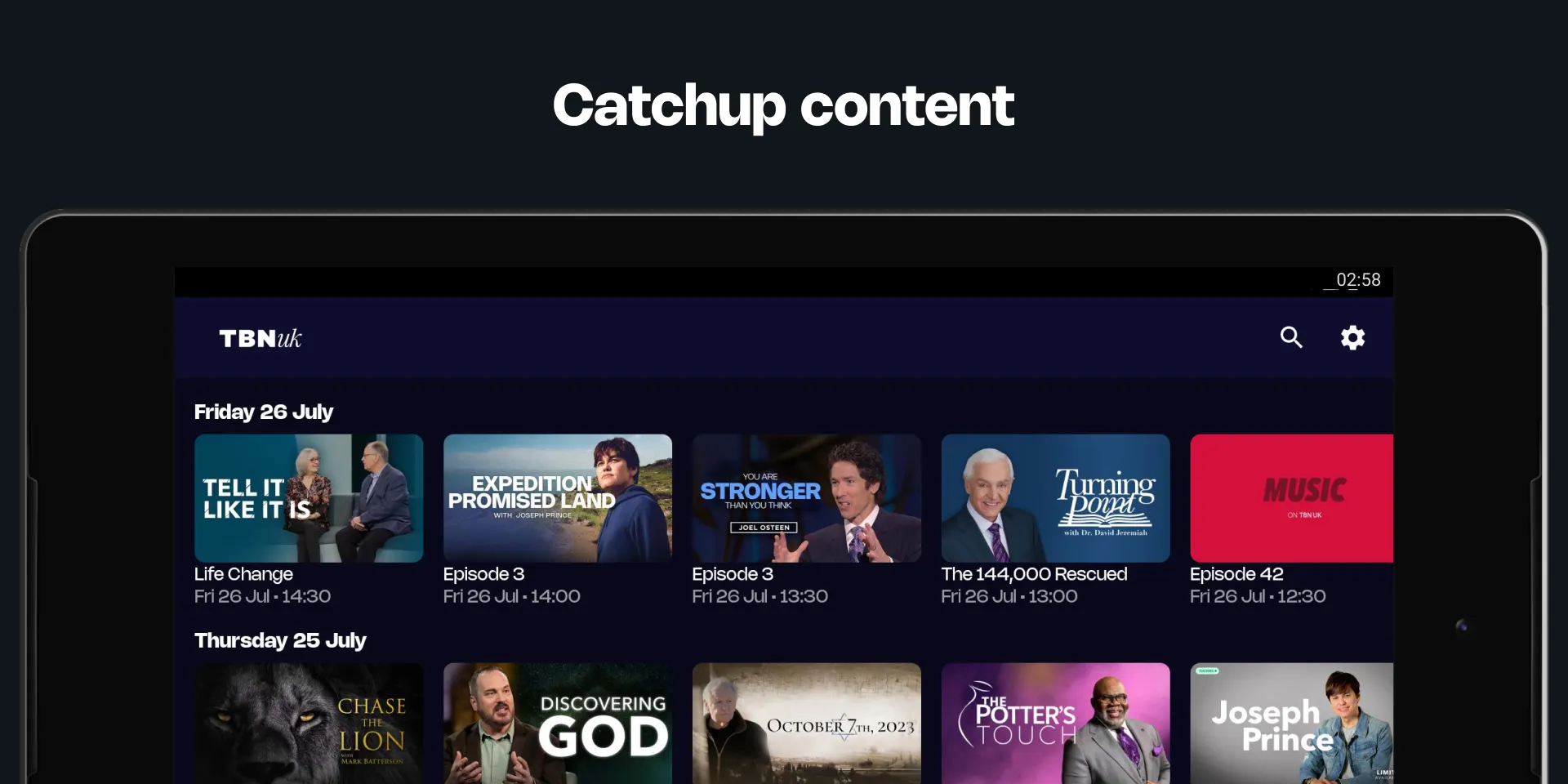 TBN UK Christian TV On Demand | Indus Appstore | Screenshot