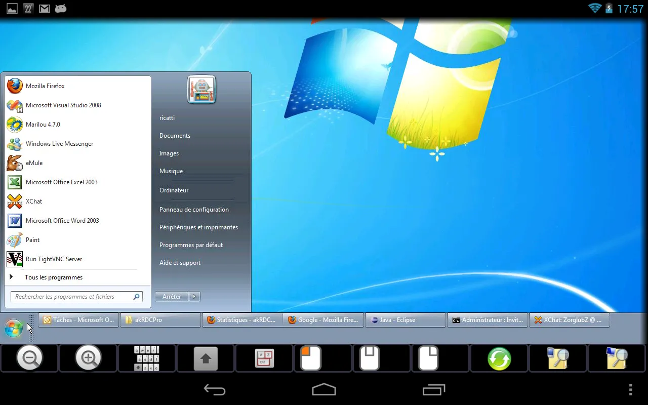 akRDC: VNC client | Indus Appstore | Screenshot