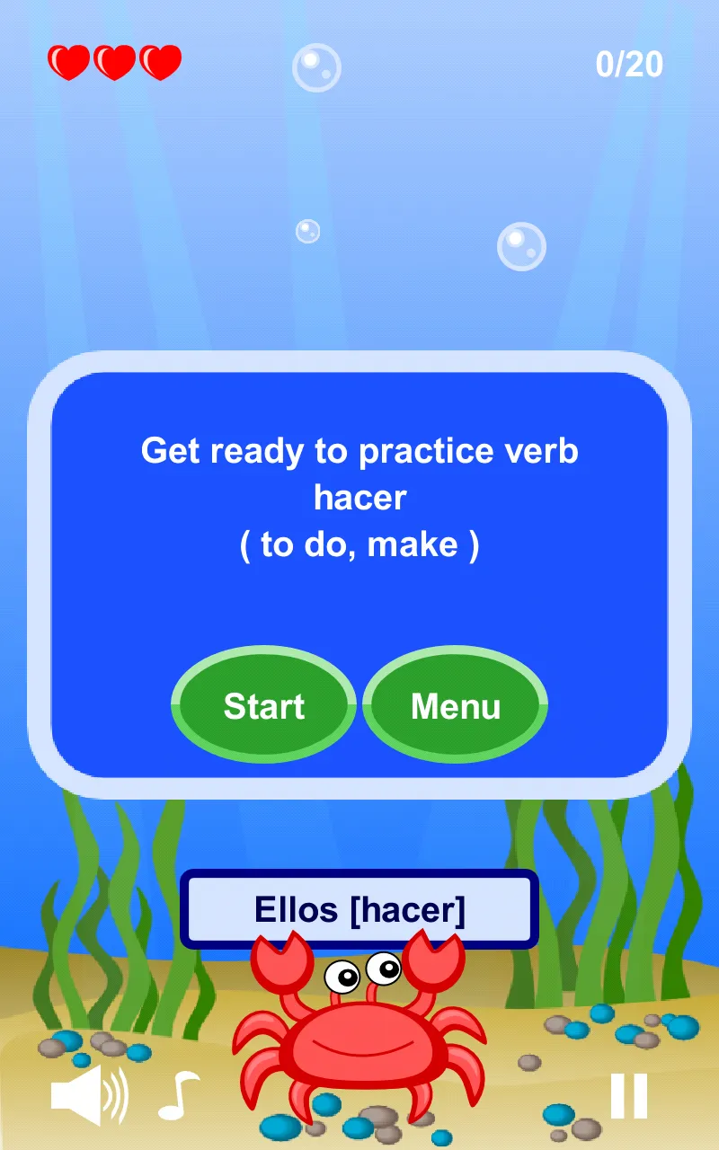 Spanish Verbs Learning Game | Indus Appstore | Screenshot