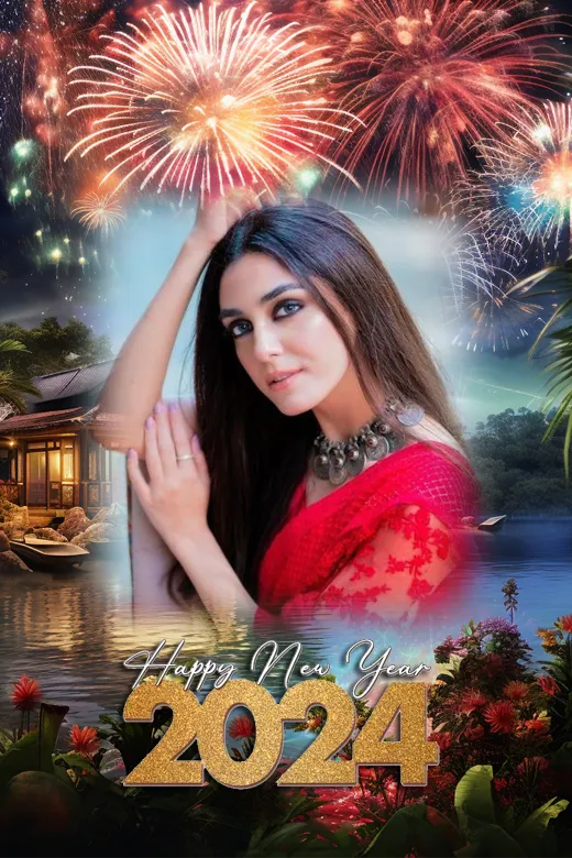 New year photo frame 2024 | Indus Appstore | Screenshot