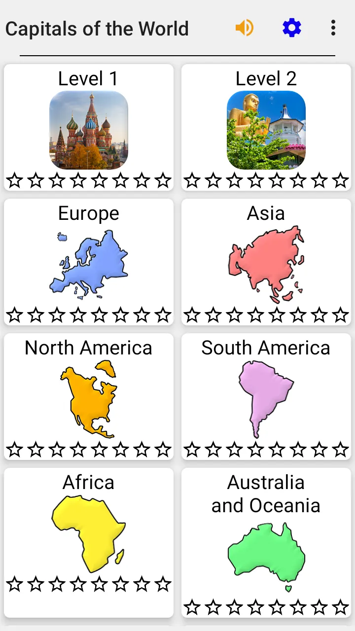 Capitals of the World - Quiz | Indus Appstore | Screenshot