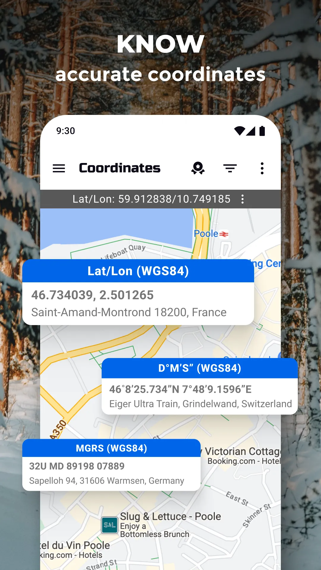 GPS Coordinates Locator Map | Indus Appstore | Screenshot