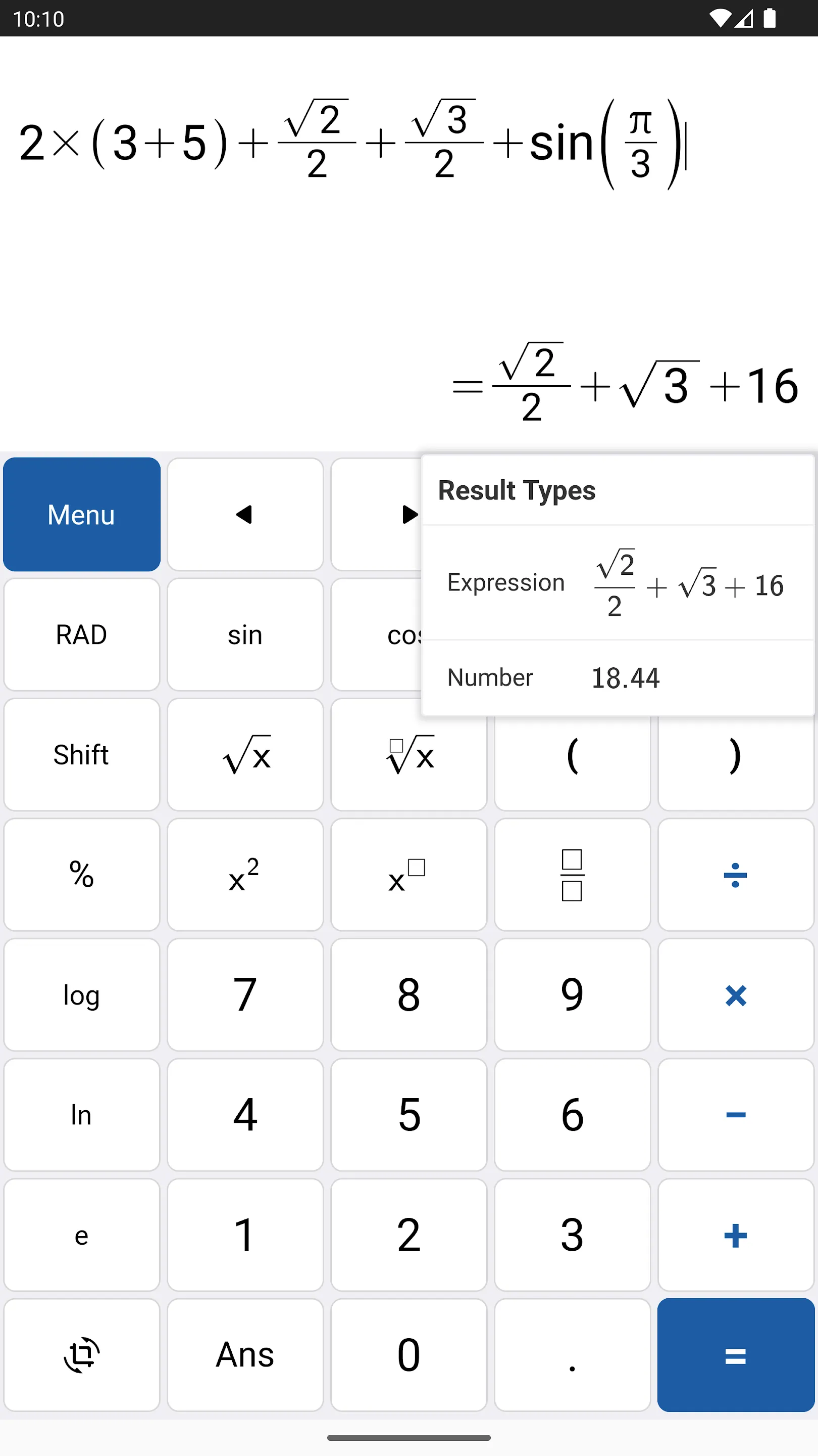 Scientific Calculator | Indus Appstore | Screenshot