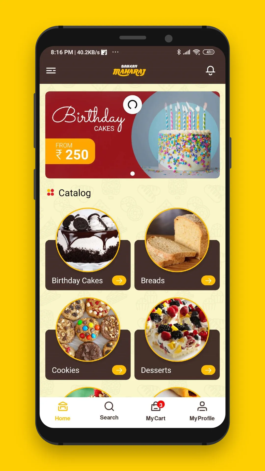 Bakery Maharaj | Indus Appstore | Screenshot