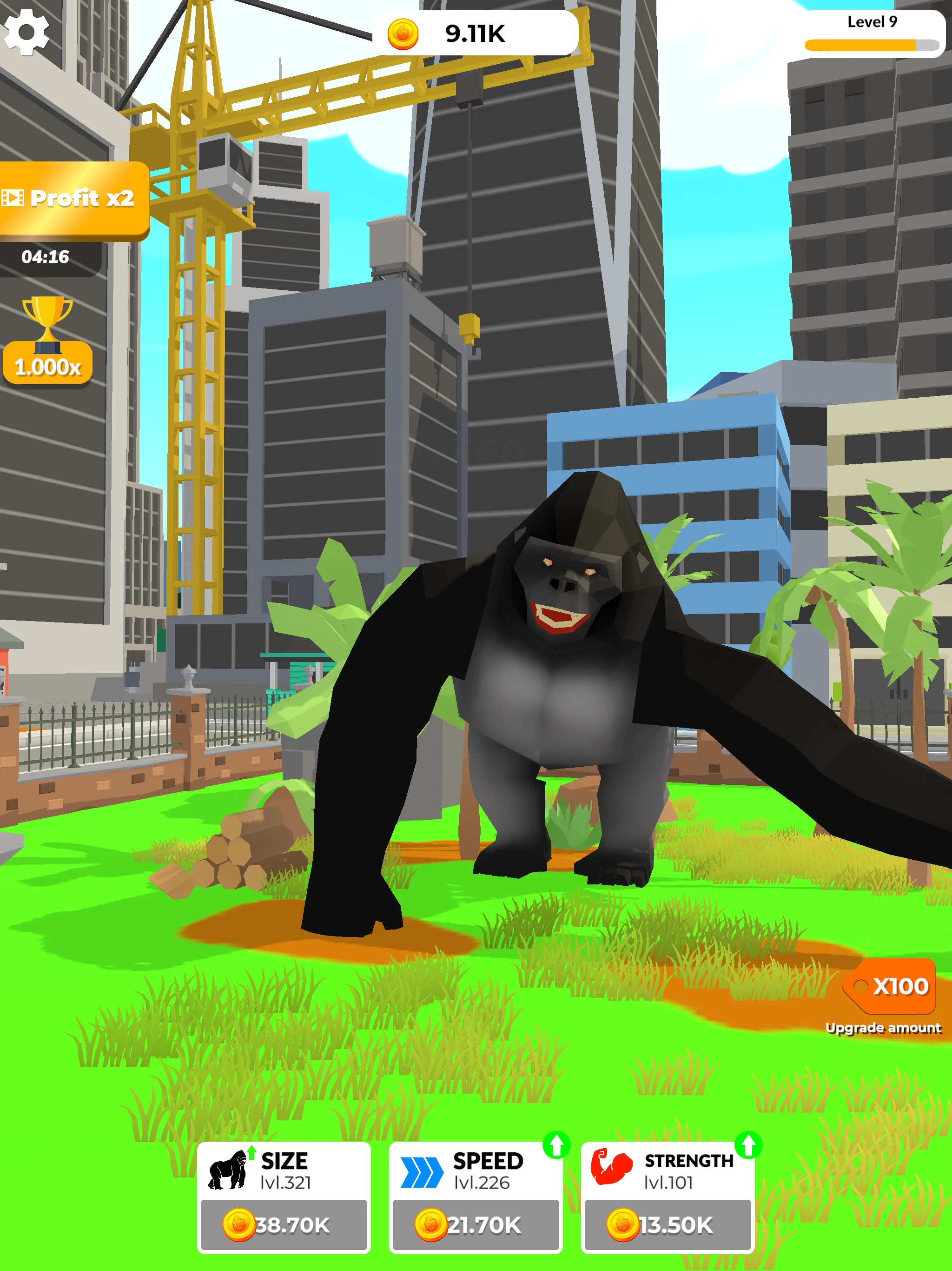 Idle Gorilla: Evolution Empire | Indus Appstore | Screenshot