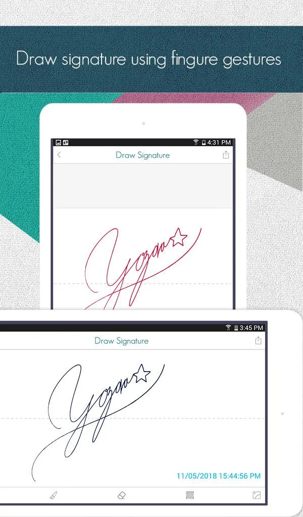 Autograph+: Signature Maker | Indus Appstore | Screenshot