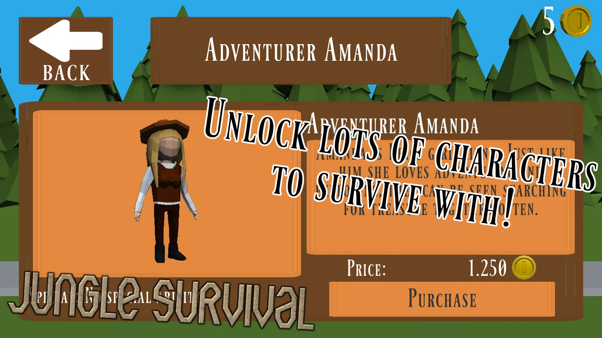 JUNGLE SURVIVAL - Jungle Adven | Indus Appstore | Screenshot