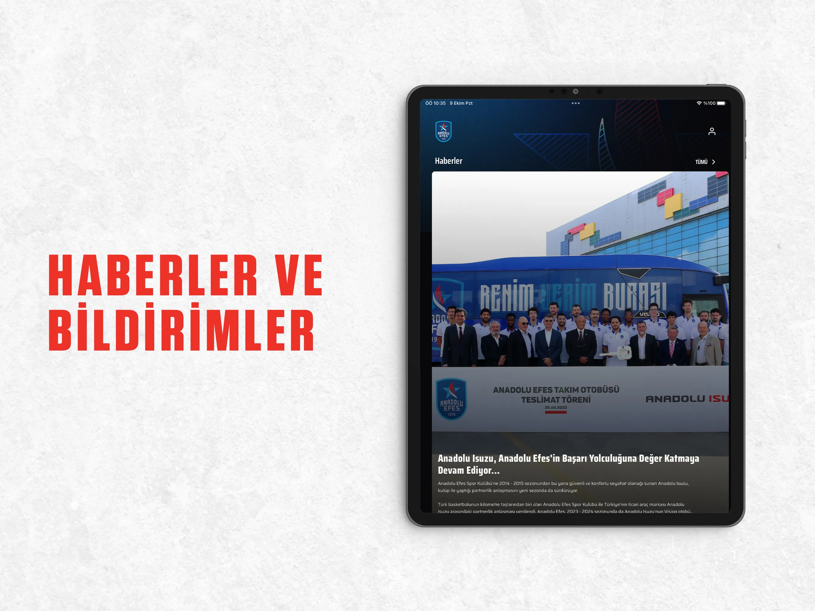 Anadolu Efes Spor Kulübü | Indus Appstore | Screenshot