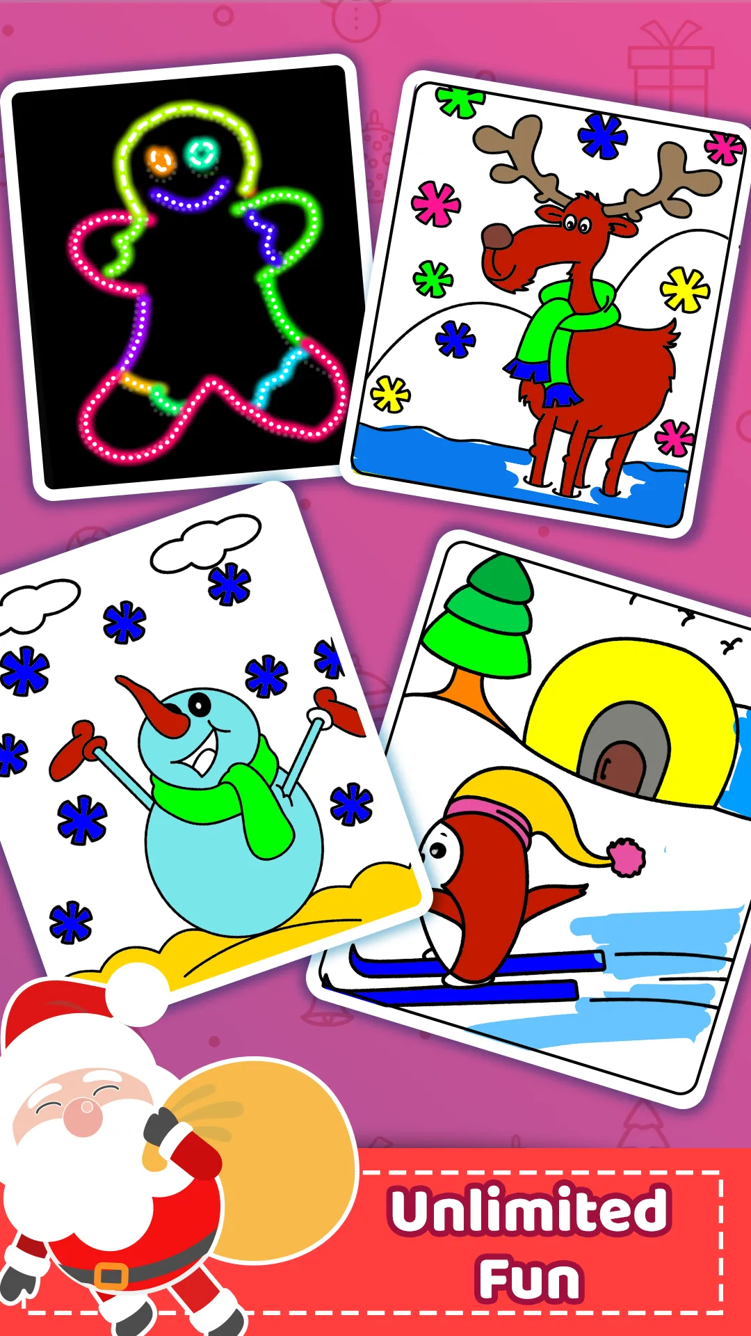 Christmas Coloring Book Games | Indus Appstore | Screenshot