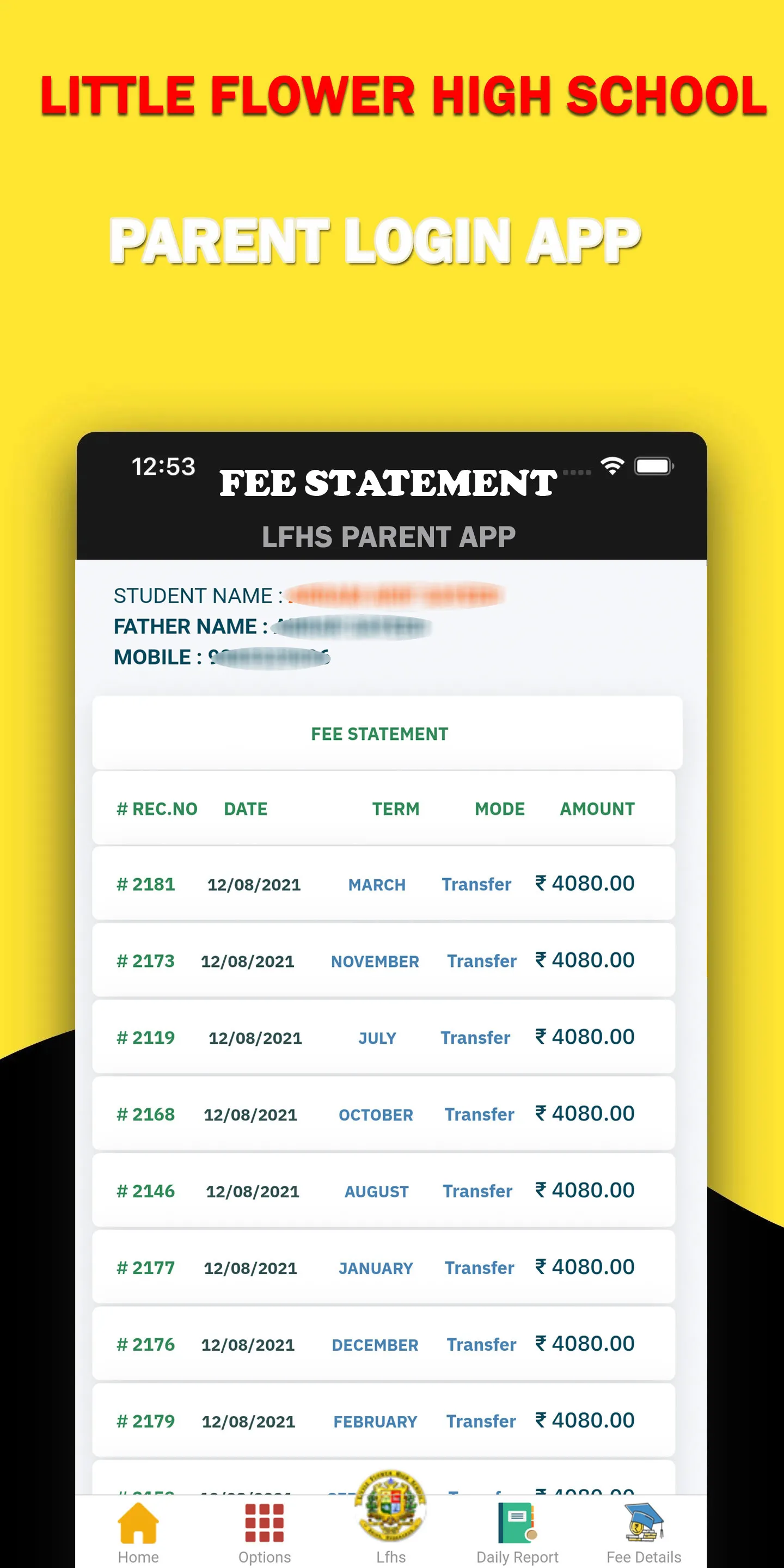 LFHS Abids Parent Login App | Indus Appstore | Screenshot