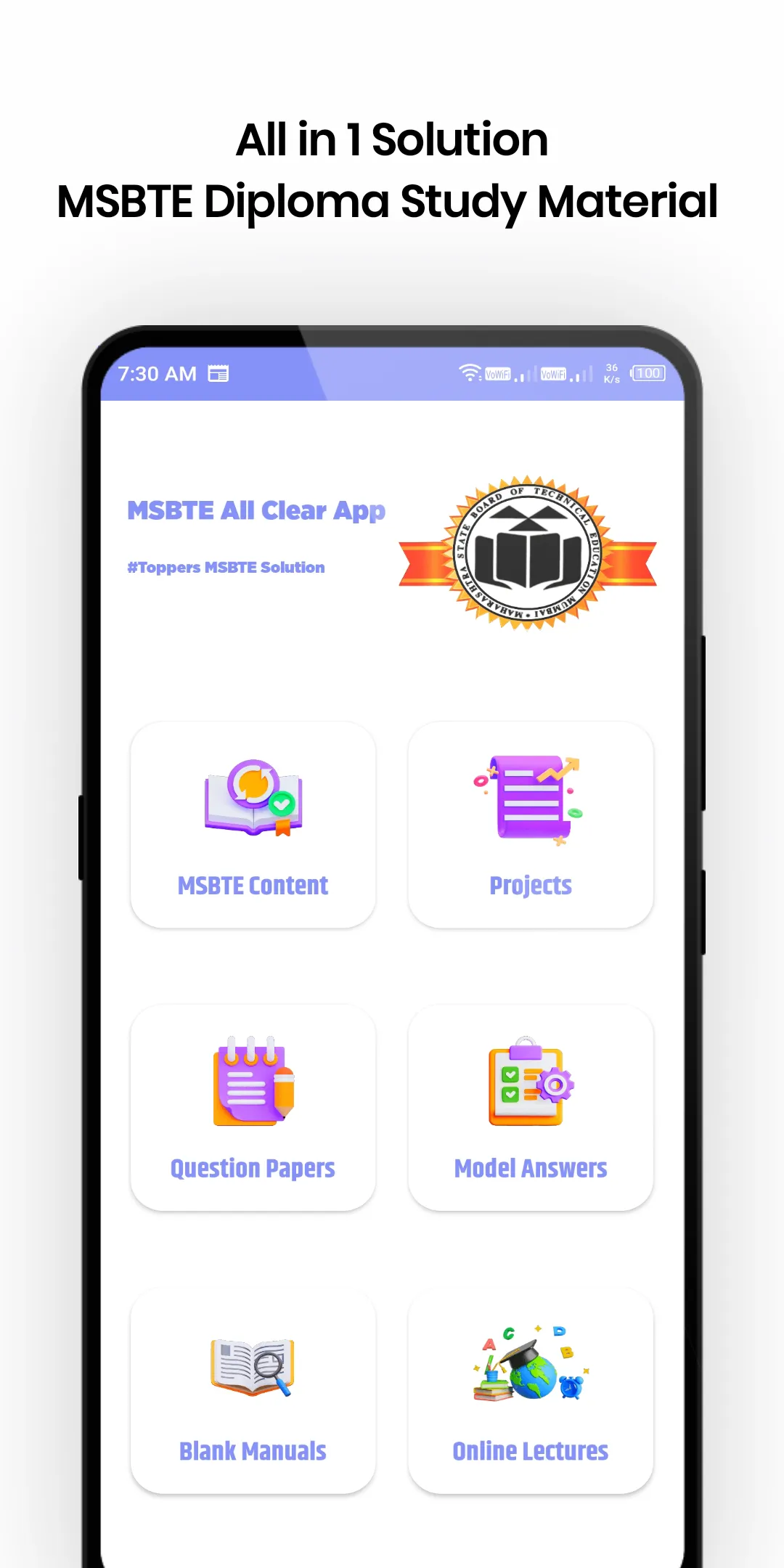 MSBTE All Clear App | Indus Appstore | Screenshot