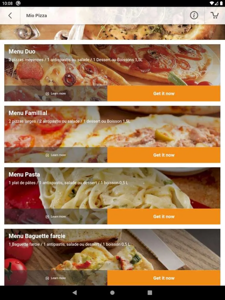 Mio Pizza Fribourg | Indus Appstore | Screenshot