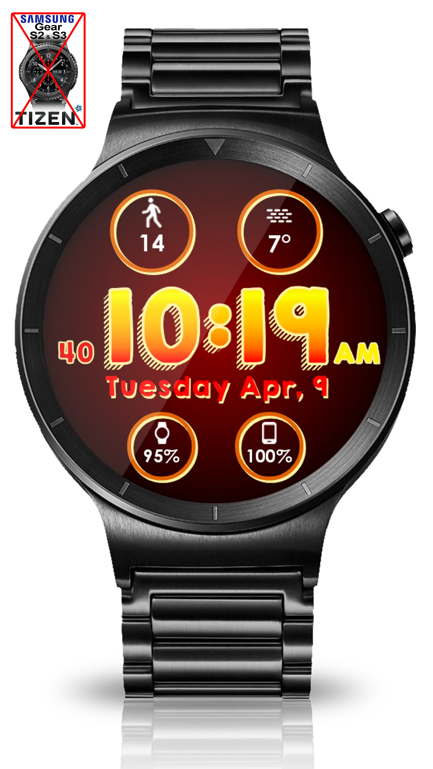 Line Face HD Watch Face | Indus Appstore | Screenshot