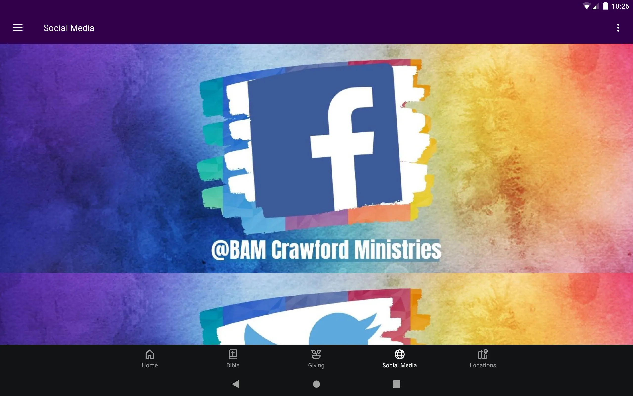 BAM Crawford Ministries | Indus Appstore | Screenshot