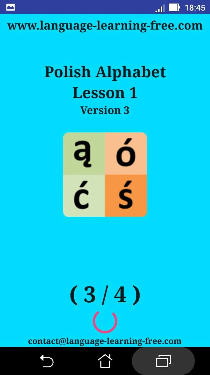 Polish alphabet for students | Indus Appstore | Screenshot