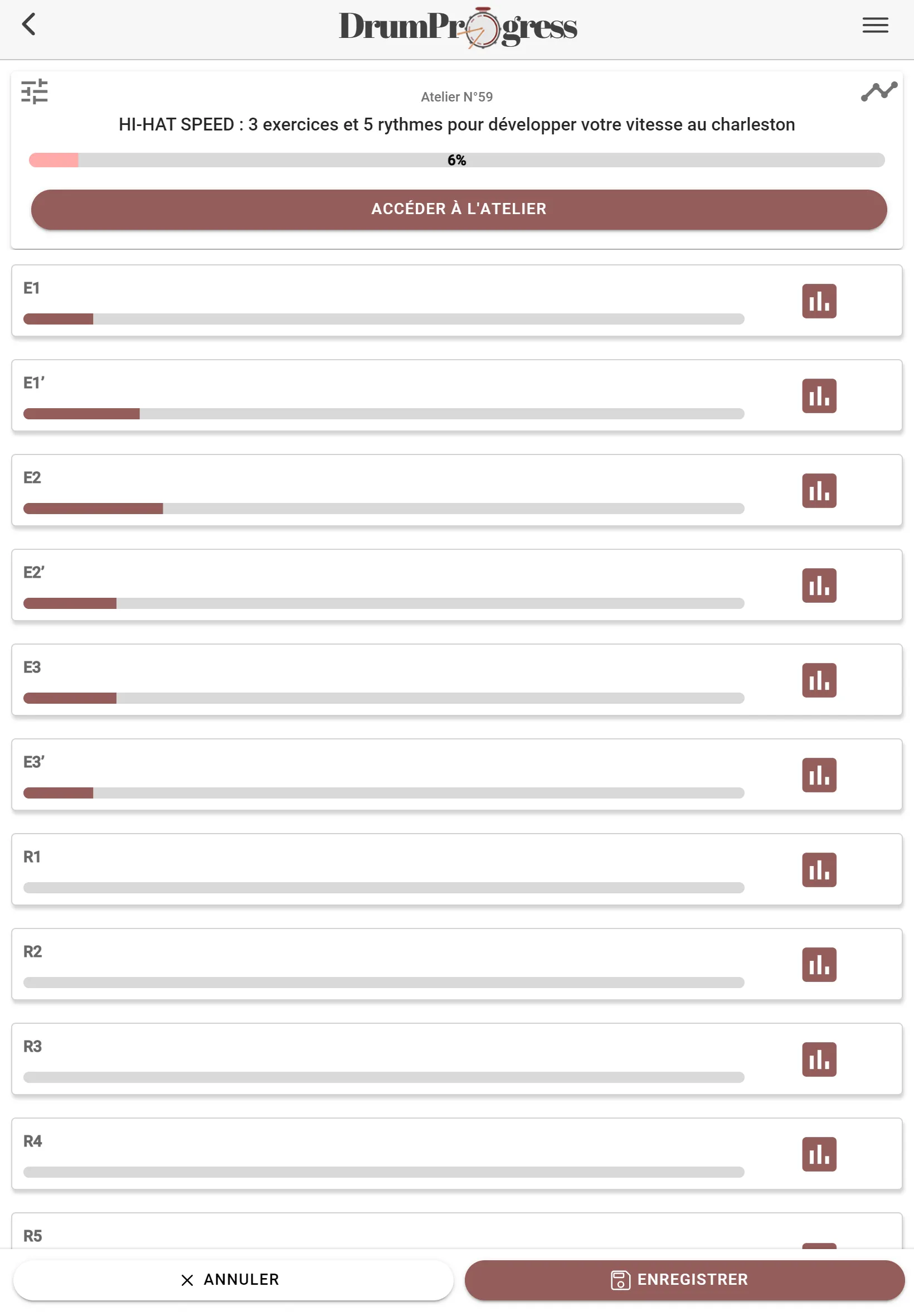 DrumProgress | Indus Appstore | Screenshot