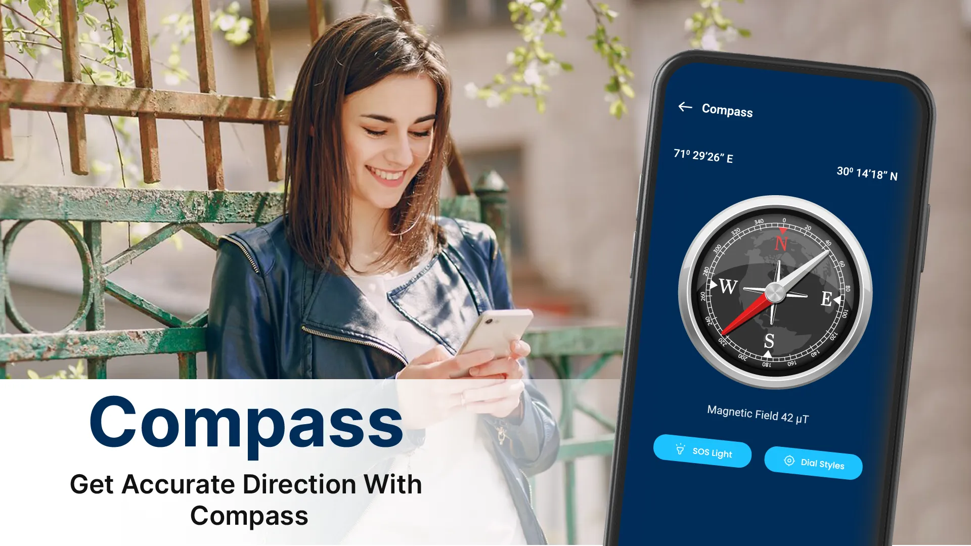 Smart Compass: Digital Compass | Indus Appstore | Screenshot