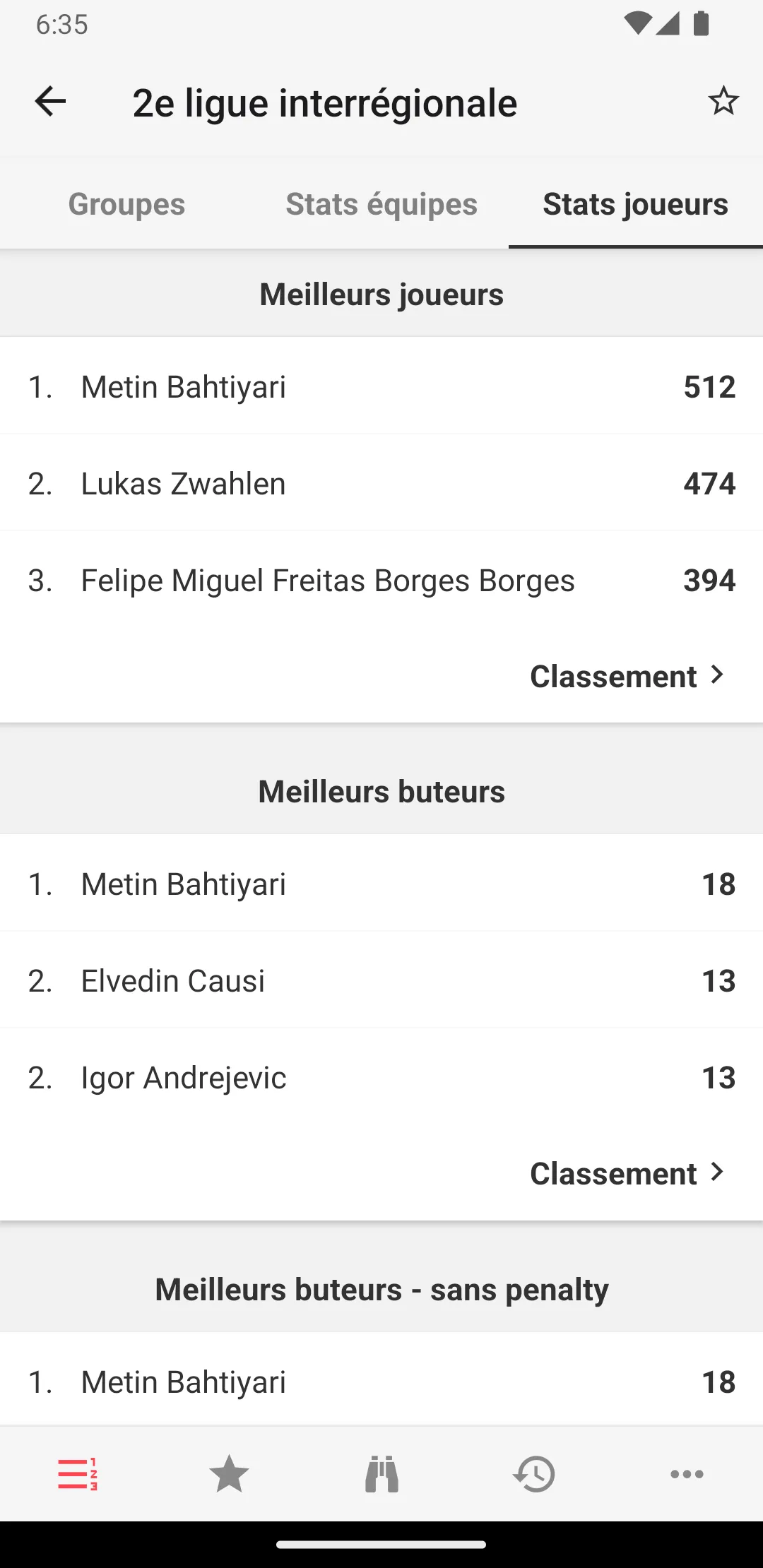 Footstats | Indus Appstore | Screenshot