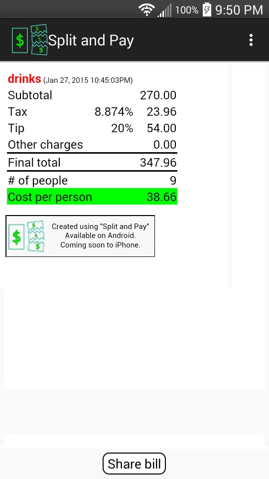 Split and Pay | Indus Appstore | Screenshot