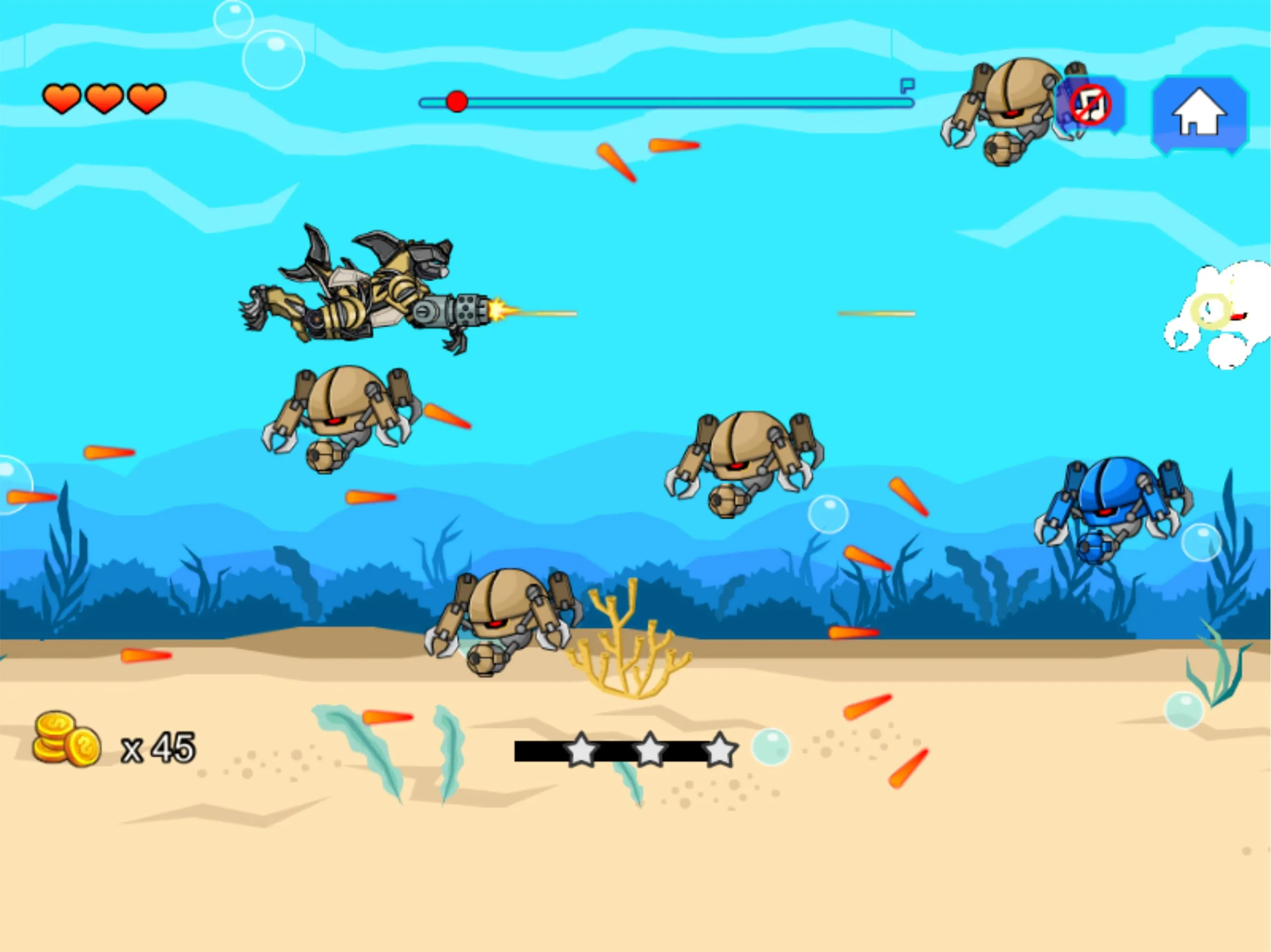 Robot Shark Attack | Indus Appstore | Screenshot