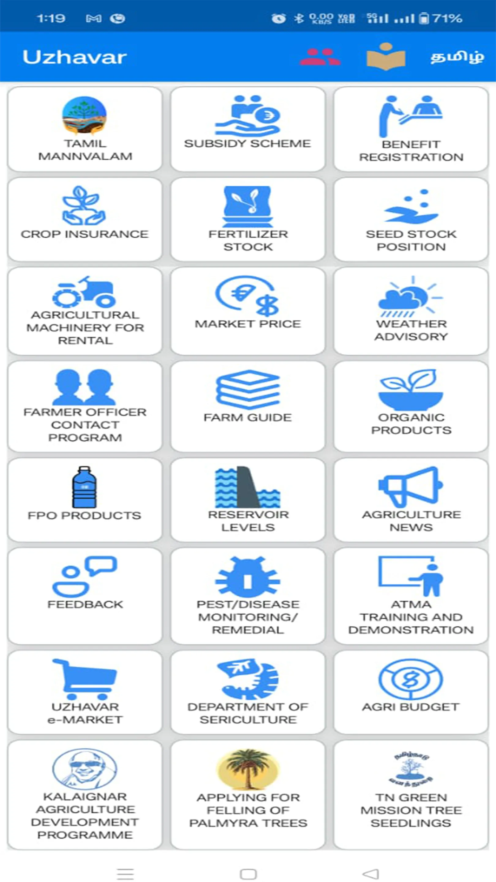 UZHAVAR - உழவர் | Indus Appstore | Screenshot