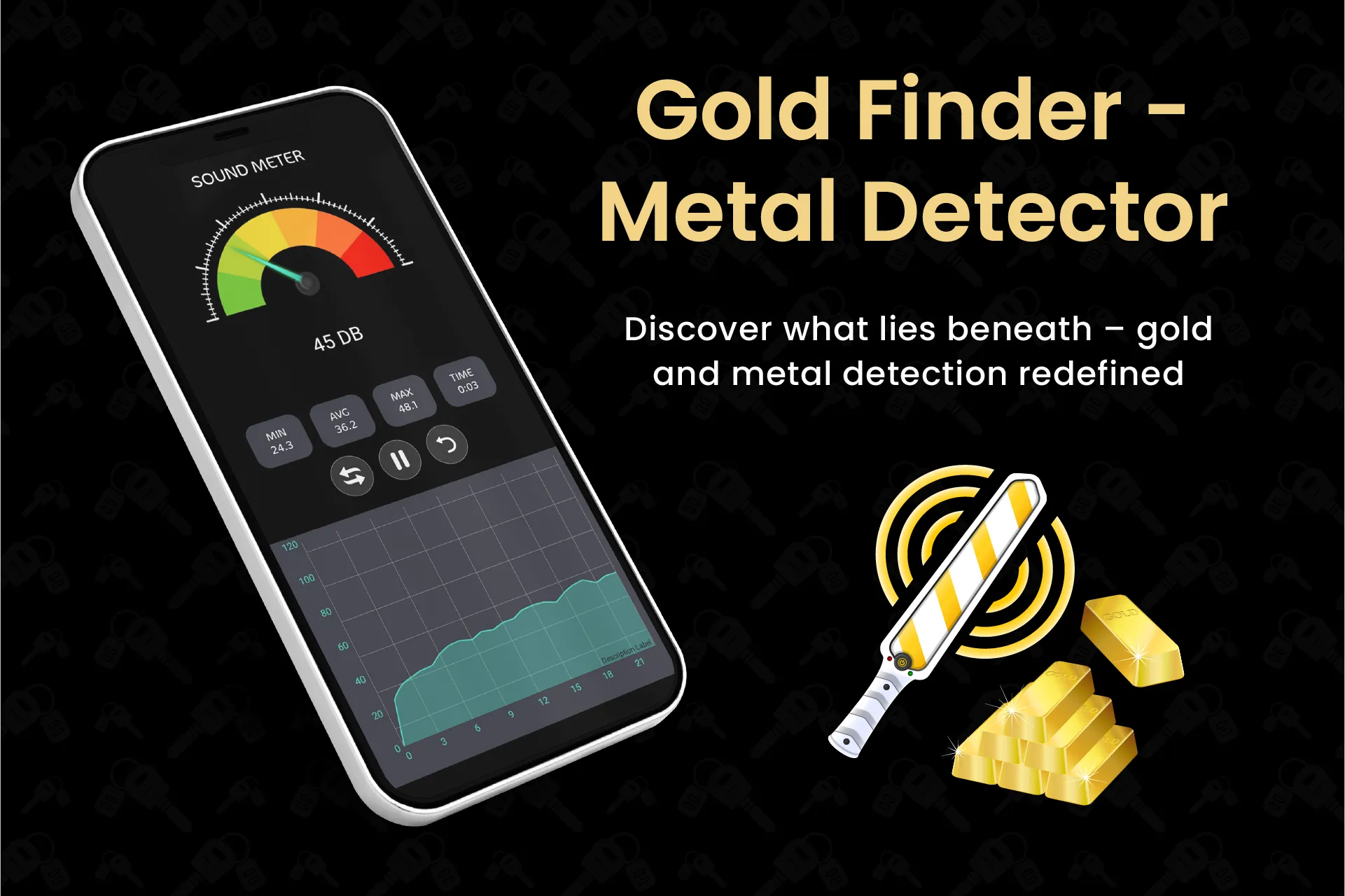 Gold Detector & Gold Scanner | Indus Appstore | Screenshot
