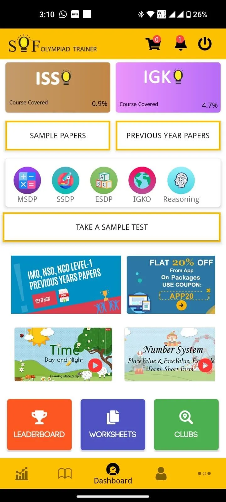 SOF Olympiad Trainer | Indus Appstore | Screenshot